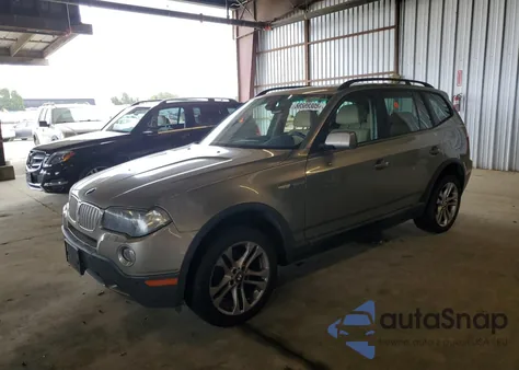 2008 BMW X3 3.0Si из США, поврежденный, VIN WBXPC93458WJ10773